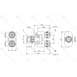 Y-образный распределитель Balluff BCC M414-M415-M415-U0051-000