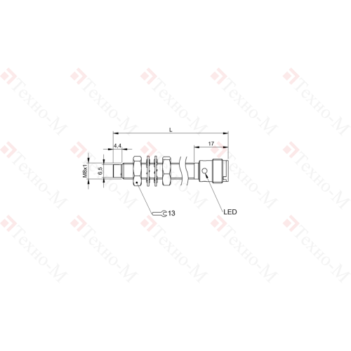 Индуктивный датчик Balluff BES M08EH1-POC60F-S04G