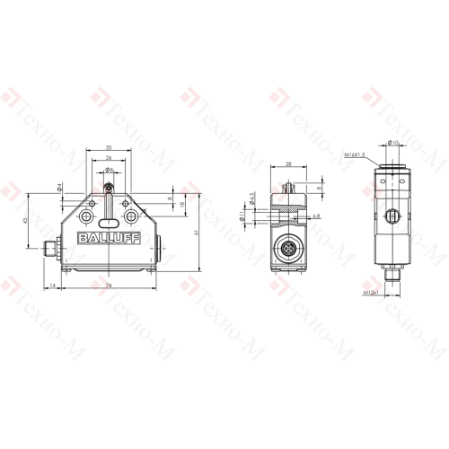 Одиночный выключатель Balluff BNS 819-FL-60-101-S4L