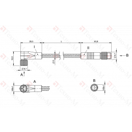 Соединительный кабель Balluff BCC W323-W313-30-300-MW8334-020