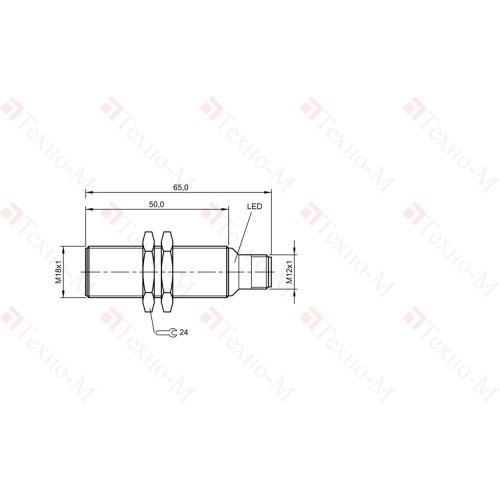 Индуктивный датчик Balluff BES M18MI-NSC80B-S04K