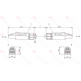 Соединительный кабель Balluff BCC E834-E834-90-334-PS54N2-300