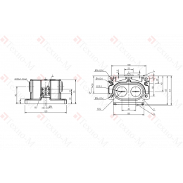 Блочный выключатель Balluff BNS 813-D02-E12-100-22-02-FC