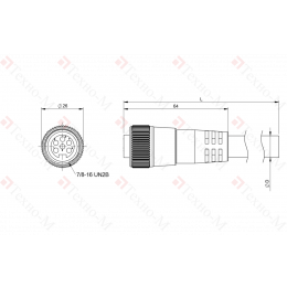 Разъем с кабелем Balluff BCC A396-0000-10-131-VX46W6-050