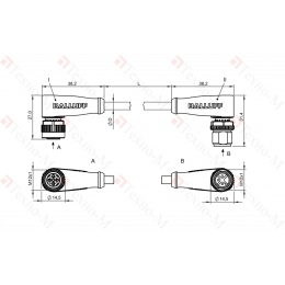 Соединительный кабель Balluff BCC M425-M423-3A-302-EX43T2-010