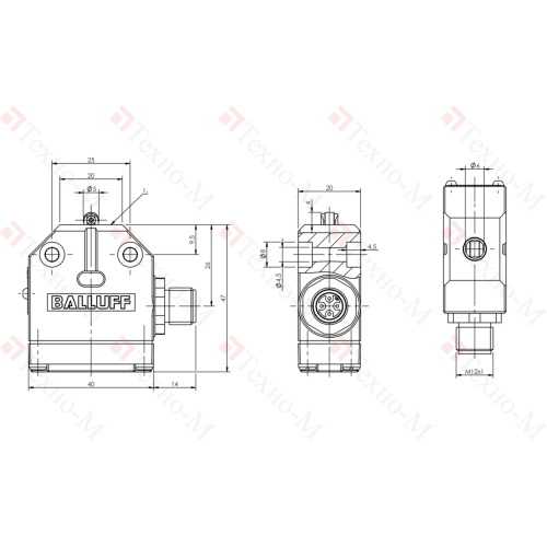 Одиночный выключатель Balluff BNS 819-99-R-13-S4