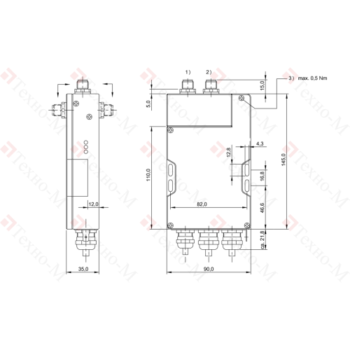 Блок обработки RFID Balluff BIS C-6002-019-650-03-KL2