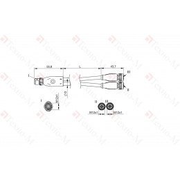 Y-образный распределитель Balluff BCC M414-M415-M415-U2002-050
