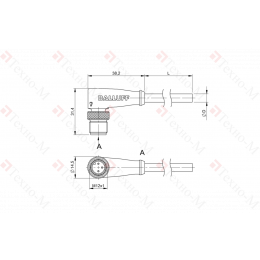 Разъем с кабелем Balluff BCC M423-0000-2A-036-VS8334-020