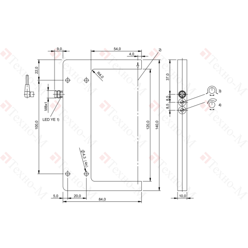Щелевой датчик Balluff BGL 120A-003-S49