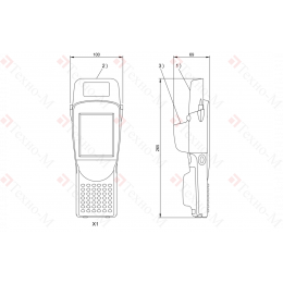RFID портативный прибор чтения-записи Balluff BIS C-870-1-008-X-004