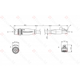 Соединительный кабель Balluff BCC M414-E894-8G-695-EX64N9-050