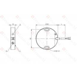Емкостной датчик уровня Balluff BCS D50OO06-PSCFSC-EV02