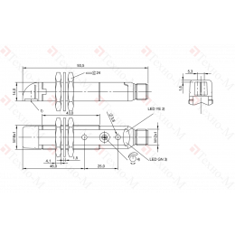 Оптический датчик Balluff BOS 18KW-PA-1PD-S4-C