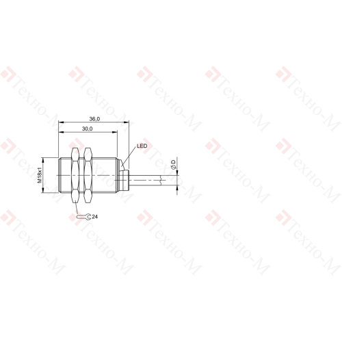 Индуктивный датчик Balluff BES M18MD-NSC50B-BV02-003