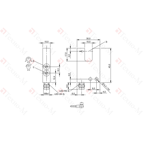 Щелевой датчик Balluff BGL 10A-008-S49