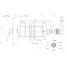 RFID головка чтения/записи Balluff BIS M-300-003-S115