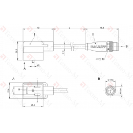Соединительный кабель Balluff BCC VB63-M413-3E-666-VX8350-030