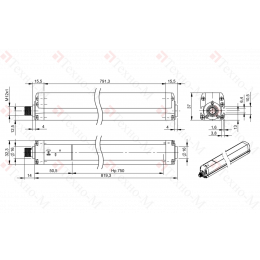 Многолучевой барьер безопасности Balluff BLG 4A-075-600-014-O01-SX