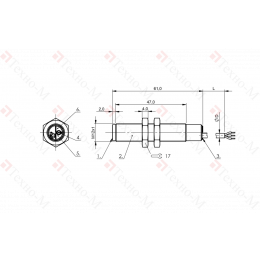 Емкостной датчик Balluff BCS M12BBI1-NOC40D-EP02