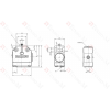 Одиночный выключатель Balluff BNS 819-100-R-11-FC
