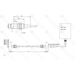 RFID Антенна Balluff BIS C-380-06/06-01,5