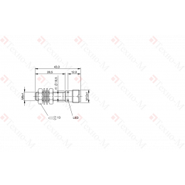 Индуктивный датчик Balluff BES M08EE-PSC15B-S04G-003