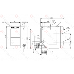 Оптический датчик Balluff BOS 23K-GI-RH10-S4