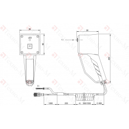RFID считывающий пистолет Balluff BIS C-720-01-03
