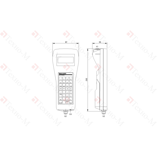 RFID портативный прибор чтения-записи Balluff BIS C-810-0-002-X-0-0027