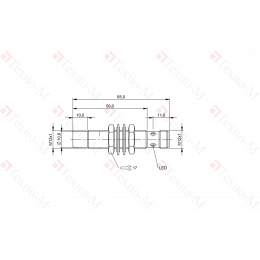 Индуктивный датчик Balluff BES M12ML-PSC80E-S04G-W