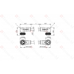 Соединительный кабель Balluff BCC A323-A323-70-345-VX43W6-020