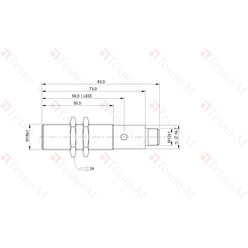 Индуктивный датчик Balluff BES 516-111-S4-C