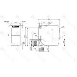 Оптический датчик Balluff BOS 23K-XI-RS11-S4