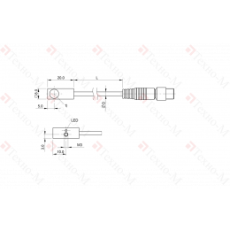 Индуктивный датчик Balluff BES Q08MEC-PSC15B-EP00,3-GS49