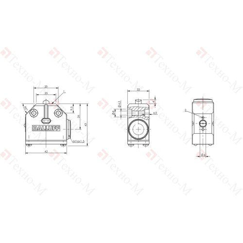 Одиночный выключатель Balluff BNS 813-100-D-39