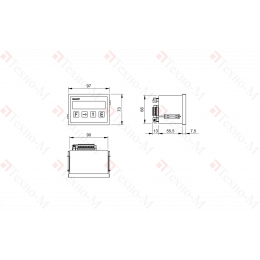 Цифровой индикатор Balluff BDD 611-R3Q4-0-52-N-00