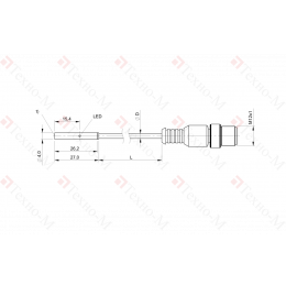 Индуктивный датчик Balluff BES 516-3007-G-E4-C-S4-00,3