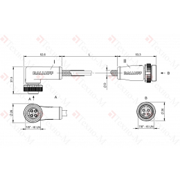 Соединительный кабель Balluff BCC B324-B314-30-304-MW8434-006