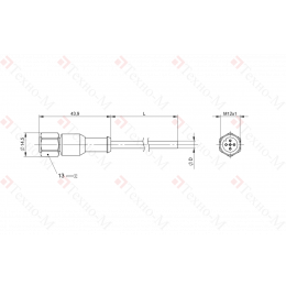 Разъем с кабелем Balluff BCC S4B5-0000-1A-034-YX8534-050-C009