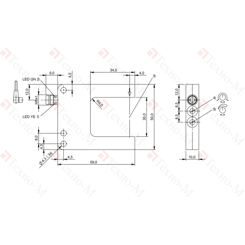 Щелевой датчик Balluff BGL 30A-007-S49