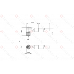 Разъем с кабелем Balluff BCC W324-0000-10-008-BW8434-050