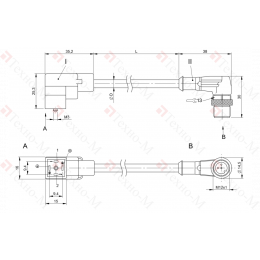 Соединительный кабель Balluff BCC VC44-M423-3E-664-PX0350-010