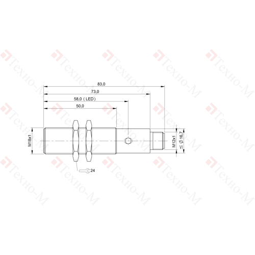 Индуктивный датчик Balluff BES 515-326-S4-C