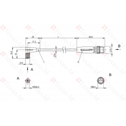 Соединительный кабель Balluff BCC M224-M313-30-300-PX0314-030