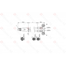 Y-образный распределитель Balluff BCC M414-M425-M425-U2011-006