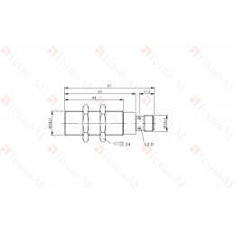 Индуктивный датчик Balluff BES M18MH2-GNX50B-S04G-EXC