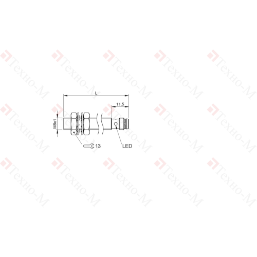 Индуктивный датчик Balluff BES M08MI-PSC30B-S49G