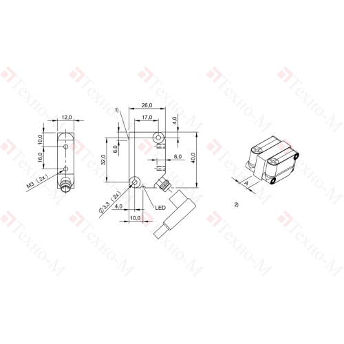Индуктивный датчик Balluff BES R05KB-PSC40B-S49A