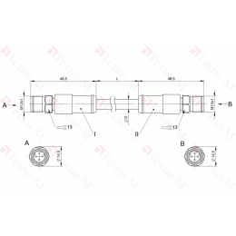 Соединительный кабель Balluff BCC S414-S414-6D-338-ES64N9-006-C009